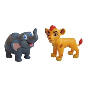 Disney Junior The Lion Guard Kion And Mtoto Action Figure Lot Just Play Elephant